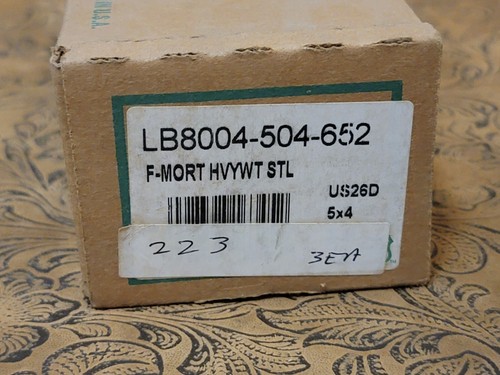 Bommer 5x4in full - 5x4in, mortise
