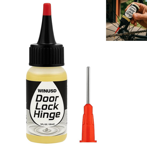 Door hinge lubricant needle - door,