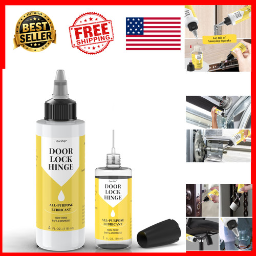 Door hinge lubricant kit 4oz - lubricant,