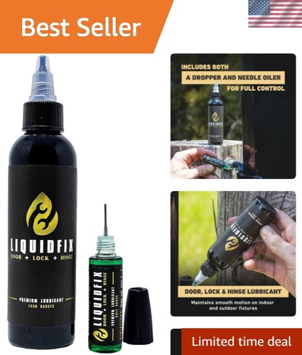 Door lock hinge lubricant - &,