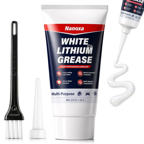 White lithium grease oz - grease,