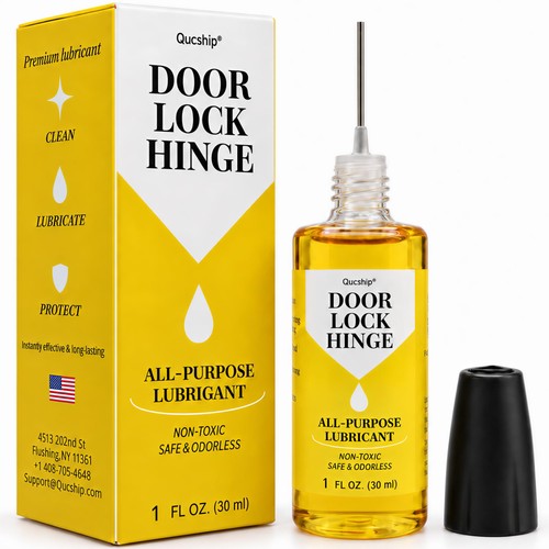 Door hinge lubricant - hinge,