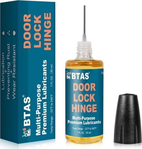 Door lock hinge lubricant oil - lock,